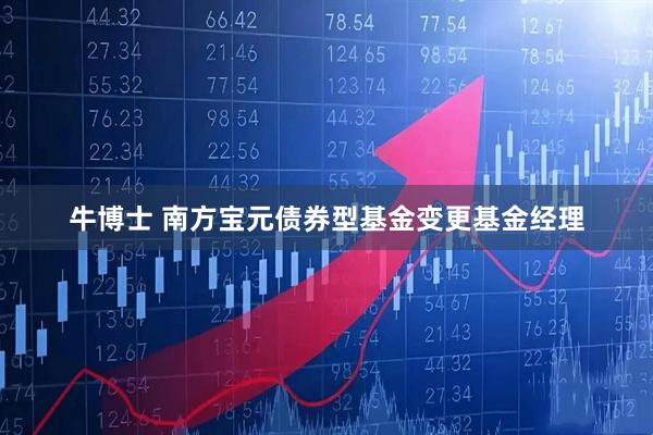 牛博士 南方宝元债券型基金变更基金经理
